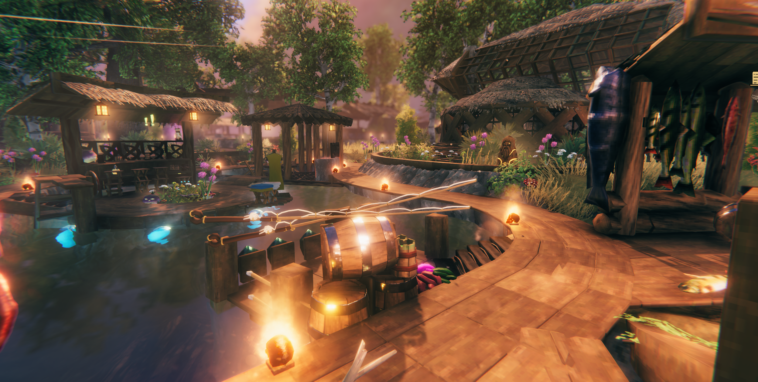 Community gathered for a boss expedition